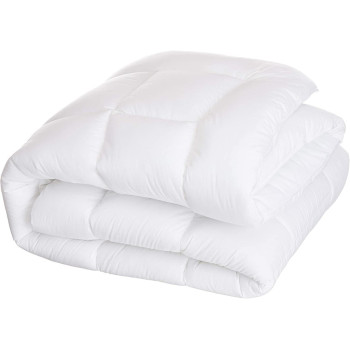 Deep Sleep Down-Alternative Mattress Topper Pad - Fiber White Soft Fluffy (King Size - W180 x L200 cm)