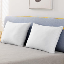 Deep Sleep 100% Cotton Hotel Pillow Standard Pillow Size Set of 2, Bed Pillows for Sleeping, Cooling Down Alternative Pillow Soft and Supportive Pillows (STANDARD 50x75 cm)