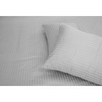Deep Sleep 1Piece Hotel Quality Cotton Pillow 300TC 50x70cm, White, Down Alternative Bed Pillows with Natural Cotton Cover, Cooling Pillows