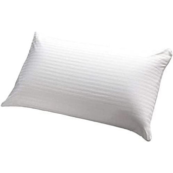 Deep Sleep 1Piece Hotel Quality Cotton Pillow 300TC 50x70cm, White, Down Alternative Bed Pillows with Natural Cotton Cover, Cooling Pillows