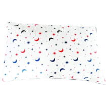 Deep Sleep Aesthetic Grid - Pink Throw Pillow (White Printed, Polyester)
