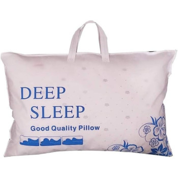 Deep Sleep Aesthetic Grid - Pink Throw Pillow (White Printed, Polyester)