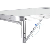 Deep Sleep Bamboo Foldable Breakfast Table, Laptop Desk, Bed Table, Serving Tray with Folding Legs & Handles Bamboo (120 X 60 CM)