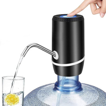 Water Dispenser for 5 Gallon Bottle, Mini Small Water Jug Dispenser, Automatic 5 Gal Cold Water Pump Stand for Office, Home, Kitchen, and Camping