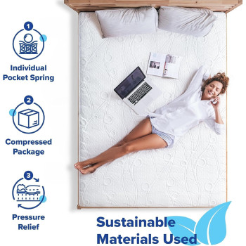 Deep Sleep Dream Catcher 12 inch Hybrid Gel Infused Memory Foam Pocket Spring Premium Quality Mattress (King - W180 x L200)
