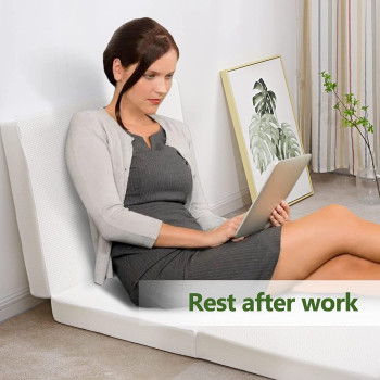 Deep Sleep  Folding Foam Mattress White Color - Single Size W 90 x L 180 x H 7