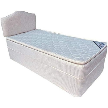 Deep Sleep Every Night Devan Bed with Headboard with Spring Pillow Top Mattress King 180 x 190 cm