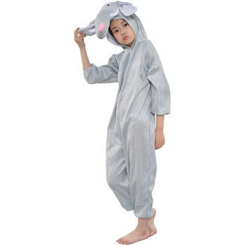 DEEP SLEEP EVERY NIGHT Elephant Costume for Kids, Elephant Jumpsuit Costume for Halloween Dress Up Cosplay Fancy Dress Party Animal Costumes for Kids Elephant Costume Toddler