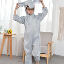DEEP SLEEP EVERY NIGHT Elephant Costume for Kids, Elephant Jumpsuit Costume for Halloween Dress Up Cosplay Fancy Dress Party Animal Costumes for Kids Elephant Costume Toddler