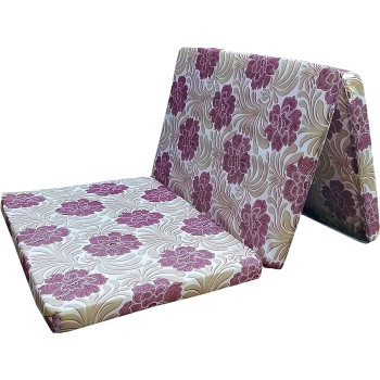 Deep Sleep Every Night Folding Foam Mattress 180X120X7 cm, Multi Color