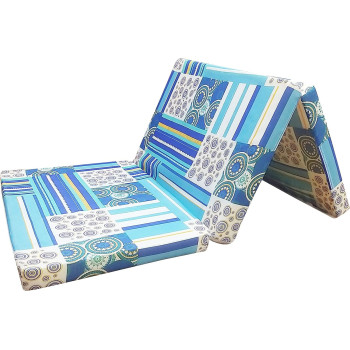 Deep Sleep Every Night Folding Foam Mattress 180X90X7 Cm, Multi Color