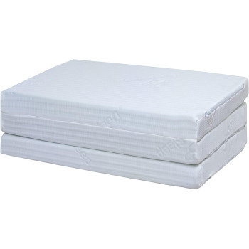 Deep Sleep Every Night Folding Foam Mattress White Color - Single Size W 90 x L 180 x H 10