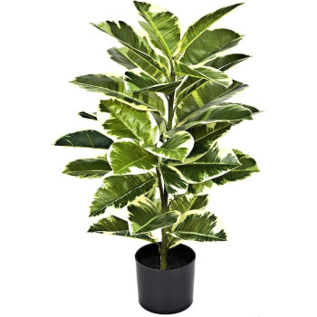 DEEP SLEEP EVERY NIGHT GreenBrokers Artificial Real Touch Rubber Plant in Pot
