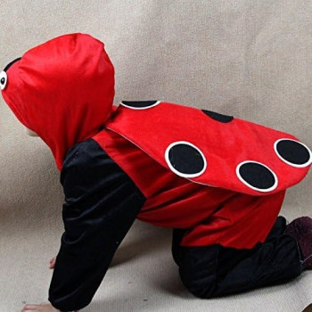 DEEP SLEEP EVERY NIGHT Ladybug Costume for Kids, Ladybug Jumpsuit Costume for Halloween Dress Up Cosplay Fancy Dress Party Animal Costumes for Kids Ladybug Costume Toddler