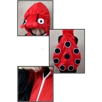 DEEP SLEEP EVERY NIGHT Ladybug Costume for Kids, Ladybug Jumpsuit Costume for Halloween Dress Up Cosplay Fancy Dress Party Animal Costumes for Kids Ladybug Costume Toddler