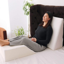 DEEP SLEEP EVERY NIGHT Leg Elevation Memory Foam with Removeable, Washable Cover - Elevated Pillows for Sleeping, Blood Circulation, Leg Swelling Relief (Large: 12)