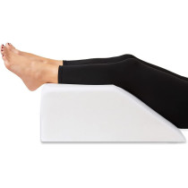 DEEP SLEEP EVERY NIGHT Leg Elevation Memory Foam with Removeable, Washable Cover - Elevated Pillows for Sleeping, Blood Circulation, Leg Swelling Relief (Large: 12)