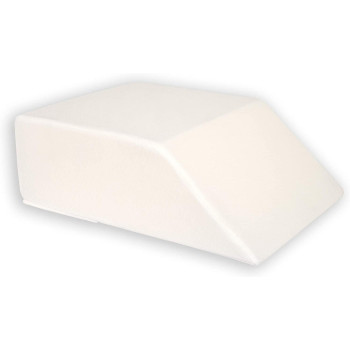 DEEP SLEEP EVERY NIGHT Leg Elevation Memory Foam with Removeable, Washable Cover - Elevated Pillows for Sleeping, Blood Circulation, Leg Swelling Relief (Standard: 8)