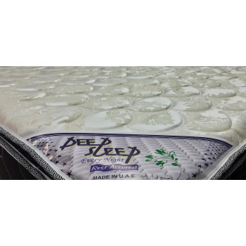 Deep Sleep Every Night Medicated Pillow Top Mattress (200 x 160 x 11 Plus 3 cm)