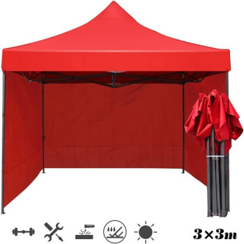 DEEP SLEEP EVERY NIGHT Pop up Canopy Top Replacement Cover Blue Replacement Canopy Top with Removable Side Walls for 10x10 Canopy Tent, Instant Canopy Sun Wall