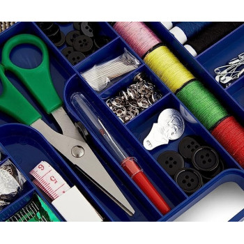 DEEP SLEEP EVERY NIGHT Sewing Kit, (37 PCS) Sewing Supplies with 22 XL Thread Spools, Scissors, Needles, Pins, for Home, School, Beginner, Adults, Kids, DIY Sewing Accessories