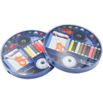 DEEP SLEEP EVERY NIGHT Sewing Kit, 30 pcs Portable Sewing Accessories Kits with Sewing Thread Needles Scissors Pins Body Measure Tape Buttons