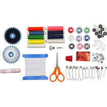 DEEP SLEEP EVERY NIGHT Sewing Kit, 30 pcs Portable Sewing Accessories Kits with Sewing Thread Needles Scissors Pins Body Measure Tape Buttons