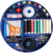 DEEP SLEEP EVERY NIGHT Sewing Kit, 30 pcs Portable Sewing Accessories Kits with Sewing Thread Needles Scissors Pins Body Measure Tape Buttons