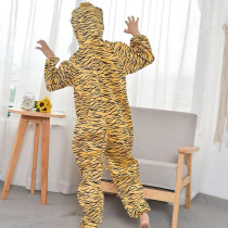DEEP SLEEP EVERY NIGHT Tiger Costume for Kids, Tiger Jumpsuit Costume for Halloween Dress Up Cosplay Fancy Dress Party Animal Costumes for Kids Tiger Costume Toddler