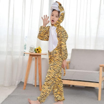 DEEP SLEEP EVERY NIGHT Tiger Costume for Kids, Tiger Jumpsuit Costume for Halloween Dress Up Cosplay Fancy Dress Party Animal Costumes for Kids Tiger Costume Toddler