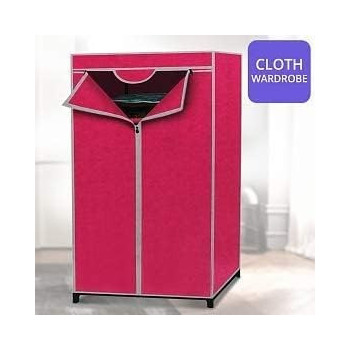 Deep Sleep Fabric Portable Small Wardrobe With Zip Clouser