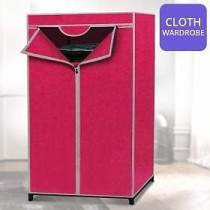 Deep Sleep Fabric Portable Small Wardrobe With Zip Clouser