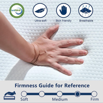 Deep Sleep Folding Mattress, Tri Folding Foam Mattress with Storage Cover, Size - W 90 x L 180 x L 14 cm