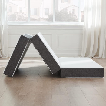Deep Sleep Folding Mattress, Tri Folding Foam Mattress with Storage Cover, Size - W 90 x L 180 x L 14 cm