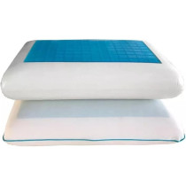 Deep Sleep Gel Memory Foam Cooling Pillows Stomach Sleepers, Orthopedic Neck & Back Support for A Relaxed Sleeping Experience, Medium-Plush Feel 1-Pack
