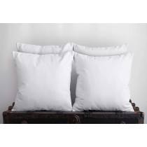 Deep Sleep Luxury Cushion Filler, Decorative Pillow Inserts (Pack of 2, White) - Square Indoor Bed and Couch Pillows - Hollowfibre Cushion Fillers (Pack of 4, 65 x 65 cm)