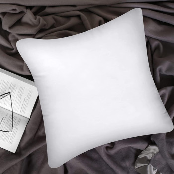 Deep Sleep Luxury Cushion Filler, Decorative Pillow Inserts (Pack of 2, White) - Square Indoor Bed and Couch Pillows - Hollowfibre Cushion Fillers (Pack of 8, 50 x 50 cm)