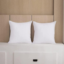 Deep Sleep Luxury Cushion Filler, Decorative Pillow Inserts (Pack of 2, White) - Square Indoor Bed and Couch Pillows - Hollowfibre Cushion Fillers (single, 50 x 50 cm)
