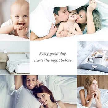 Deep Sleep Mattress Topper Soft Comfort White 500gsm (Dark Blue, Single Size - W 90 x L 200 cm) Mattress topper