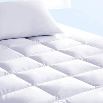Deep Sleep Mattress Topper Soft Comfort White 500gsm King Size - W180 x L200 cm