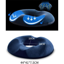 Deep Sleep Memory Foam Seat Cushion, Dark Blue