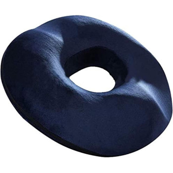 Deep Sleep Memory Foam Seat Cushion, Dark Blue