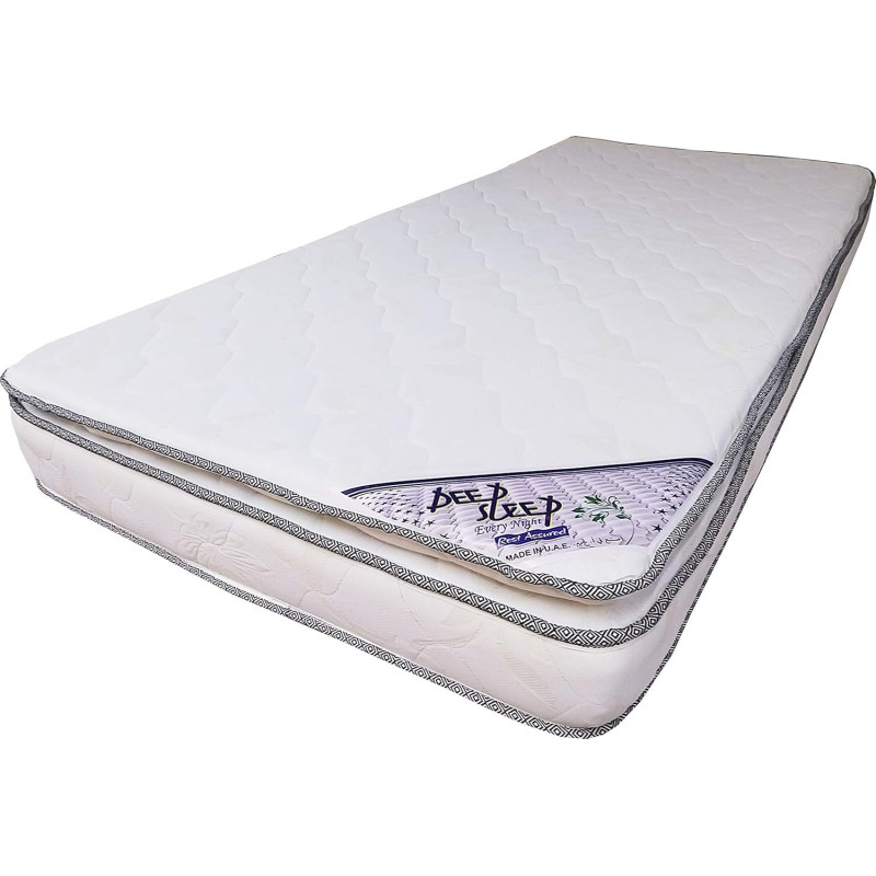 Deep Sleep Pillow Top Medicated Mattress Single - W 90 x L 190 X D 18 cm