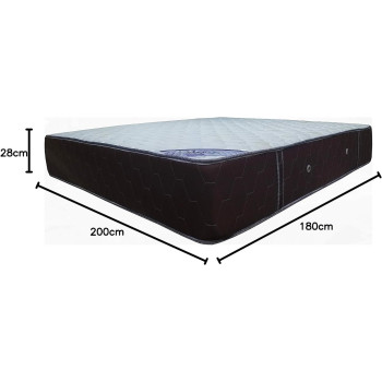 Deep Sleep Pocket Spring Mattress King - W 180 x L 200 x D 28 cm