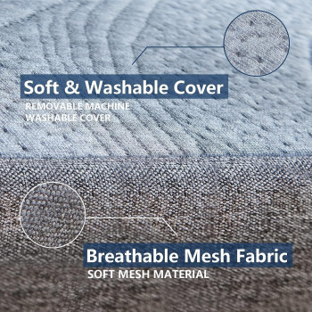 Deep Sleep Premium Tri Folding Mattress, 3 inch Full Folding Ortopedic Mattress with Washable Cover, Fodable Mattress for Camping, Guest, Yoga 180 x 75 x 7 cm