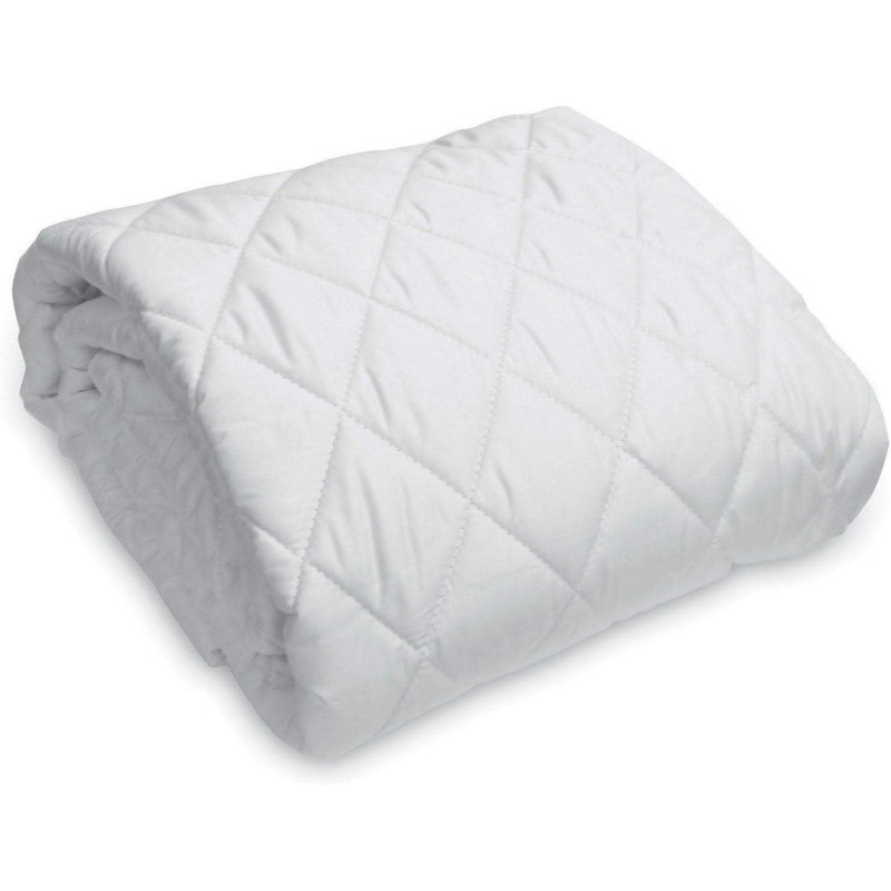 Deep Sleep Queen Size 160X190 CM, Satin,Space Pattern, White - Matress Protectors