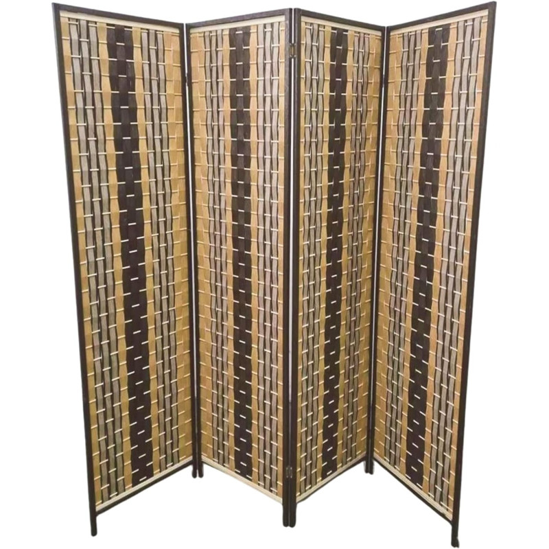 Deep Sleep Synthetic Fabric Multi Color Foldable 4 layer Room Divider NP-30014