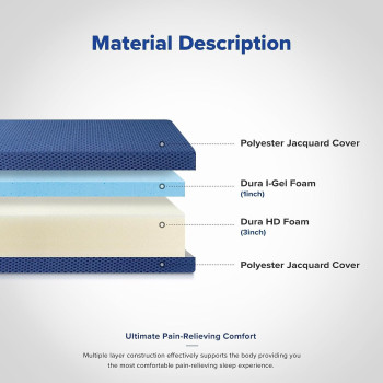 Deep Sleep Tri-Folding Foam Mattress, 4 Inch Single Size, Play Mat, Foldable Bed, Guest Beds, Portable Bed, XV-6R2Z-N5KV