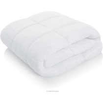 Deep Sleep White Stripe Microfiber Quilt 85 Gsm White (Full - W 200 x L 200)