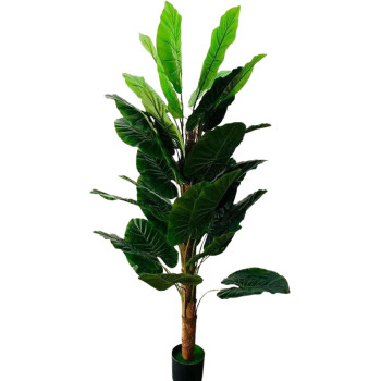 Deep Sleep Worth Garden 5ft Artificial Areca Palm Plant, 48in Fake Cane Palm Silk Tree Indoor Outdoor, Dypsis Lutescens, Realistic Faux Silk Plantfor Office Decoration